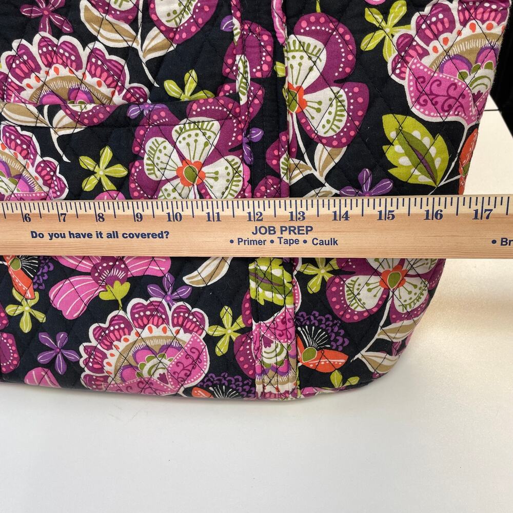 Vera Bradley Large Toggle Tote Bag Paisley - Picture 7 of 9